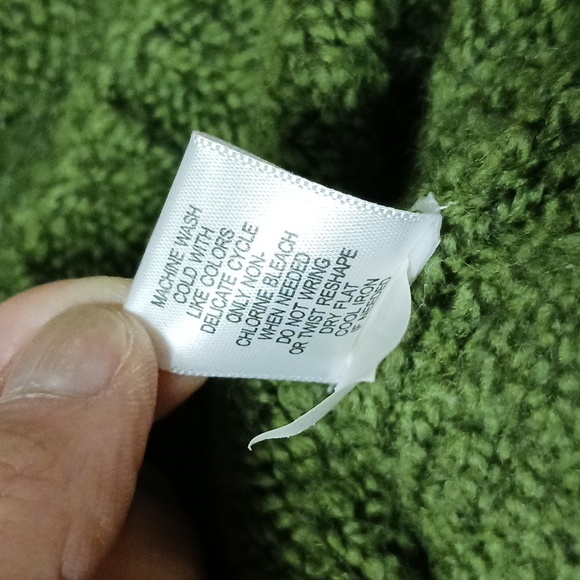 Apt. 9 Cardigan Hoodie Sweater Green Size PL - Picture 14 of 15